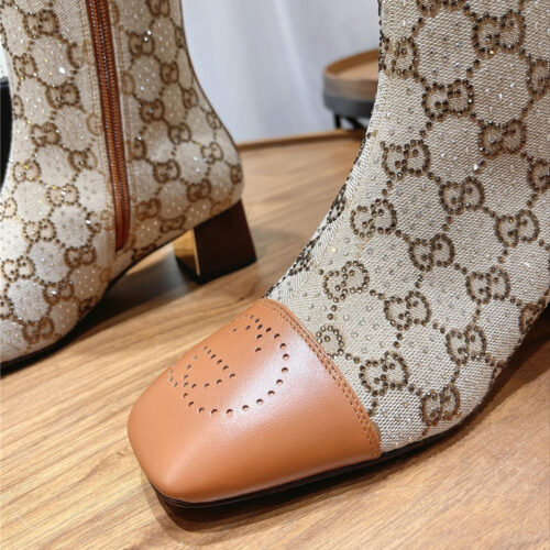 High Quality Luxury Gucci Side Buckle Boots – Style 29299 product detail