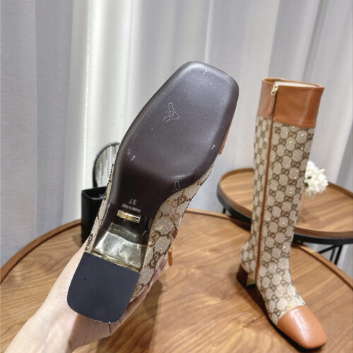 High Quality Luxury Gucci Side Buckle Boots – Style 29299 product detail