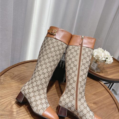 High Quality Luxury Gucci Side Buckle Boots – Style 29299 product detail