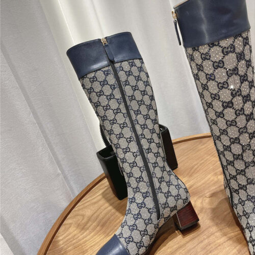 High Quality Luxury Gucci Side Buckle Boots – Style 62067 product detail