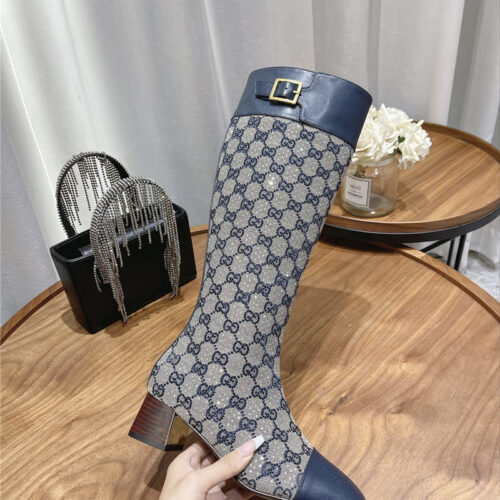 High Quality Luxury Gucci Side Buckle Boots – Style 62067 product detail