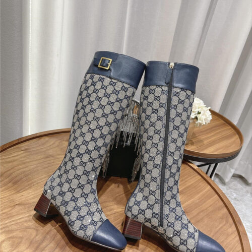 High Quality Luxury Gucci Side Buckle Boots – Style 62067 product detail