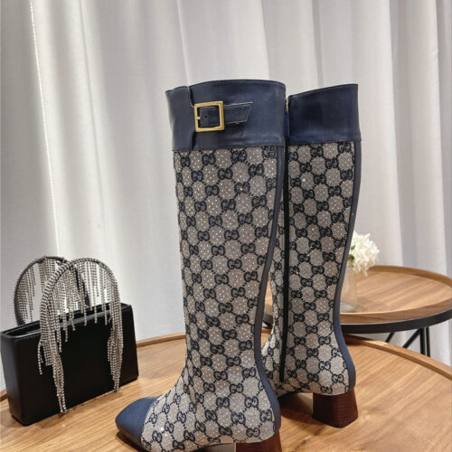 High Quality Luxury Gucci Side Buckle Boots – Style 62067 product detail