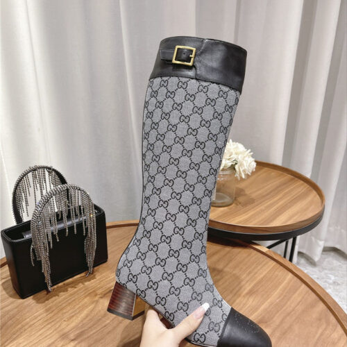 High Quality Luxury Gucci Side Buckle Boots product detail