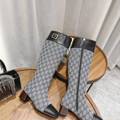 High Quality Luxury Gucci Side Buckle Boots product detail