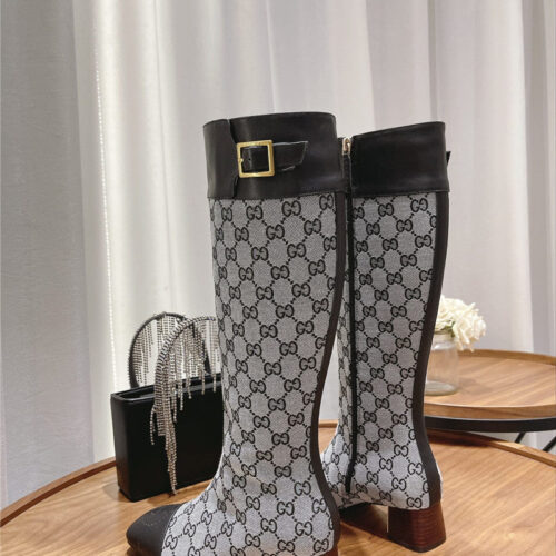 High Quality Luxury Gucci Side Buckle Boots product detail