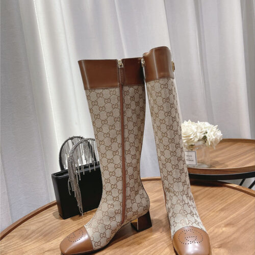 High Quality Luxury Gucci Side Buckle Boots – Style 58675 product detail