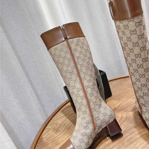 High Quality Luxury Gucci Side Buckle Boots – Style 58675 product detail