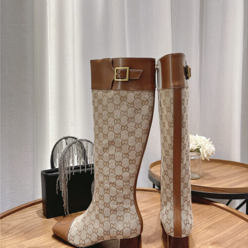 High Quality Luxury Gucci Side Buckle Boots – Style 58675 product detail
