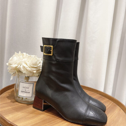 High Quality Luxury Gucci Side Buckle Ankle Boots – Style 32691 alternate view