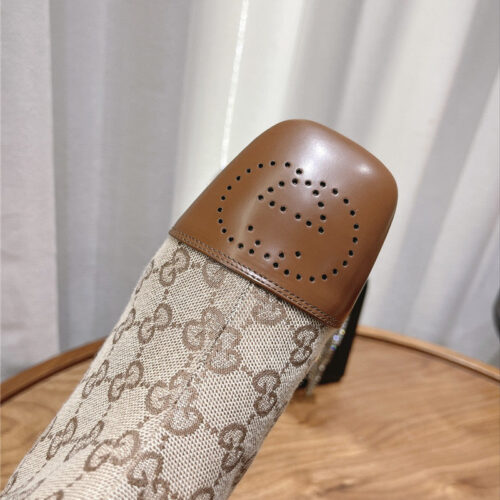 High Quality Luxury Gucci Side Buckle Ankle Boots – Style 65459 product detail