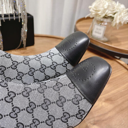 High Quality Luxury Gucci Side Buckle Ankle Boots product detail