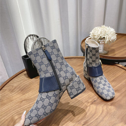 High Quality Luxury Gucci Double G Buckle Boots – Style 24371 product detail