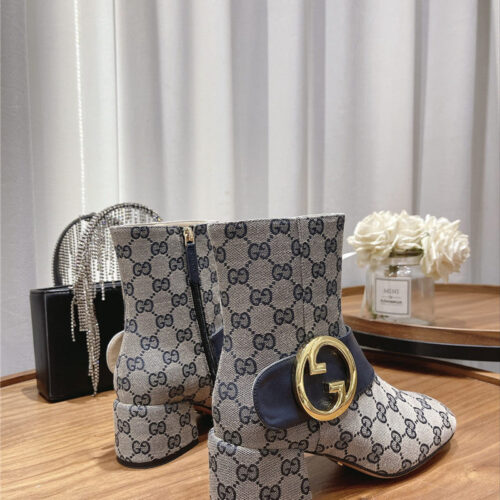 High Quality Luxury Gucci Double G Buckle Boots – Style 24371 product detail