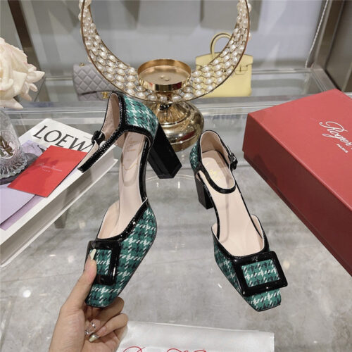 High Quality Luxury Dior New High Heel Mary Jane Shoes alternate view