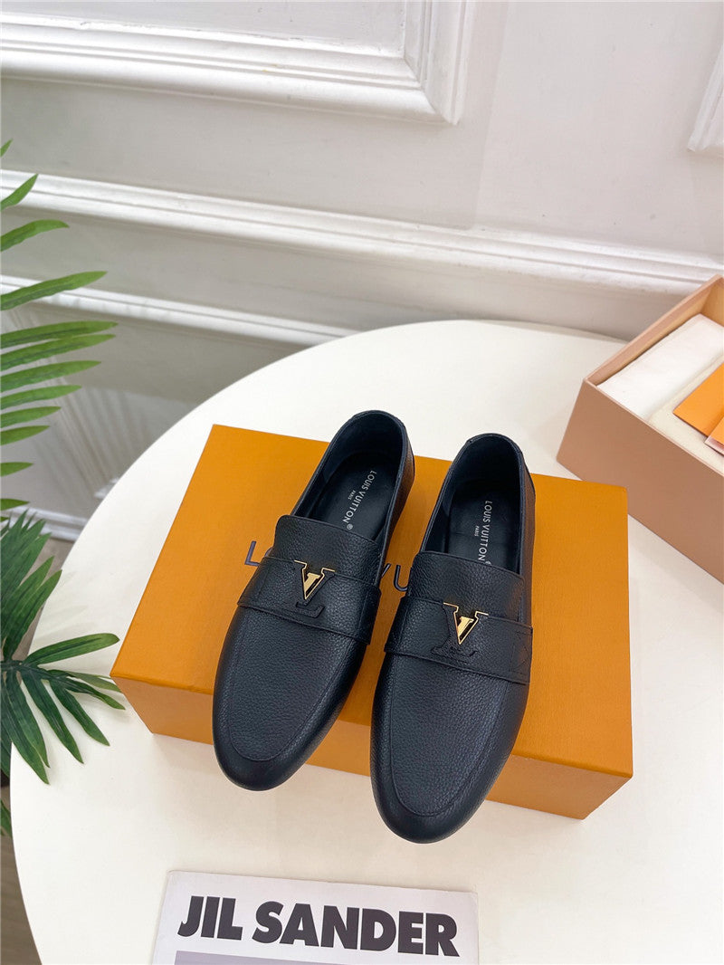 High Quality Luxury Louis Vuitton New Flat Loafers