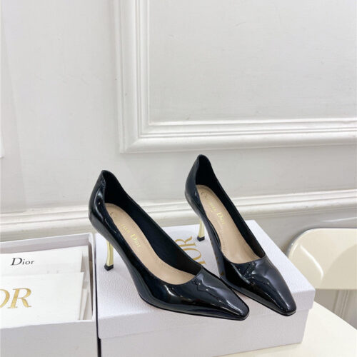 High Quality Luxury Dior New Metal Heels