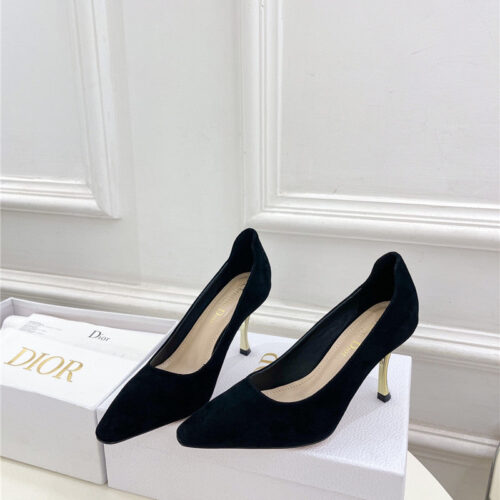 High Quality Luxury Dior New Metal Heels – Style 39654 alternate view