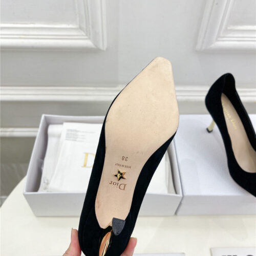 High Quality Luxury Dior New Metal Heels – Style 39654 product detail