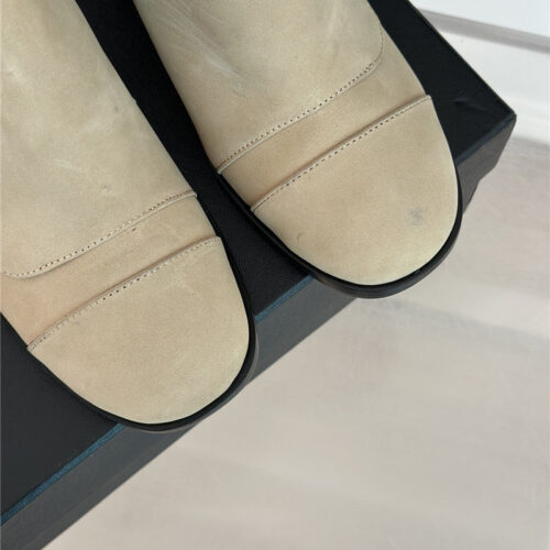 High Quality Luxury Chanel Bag Buckle Knitted Woolen Short Boots – Style 11046 product detail