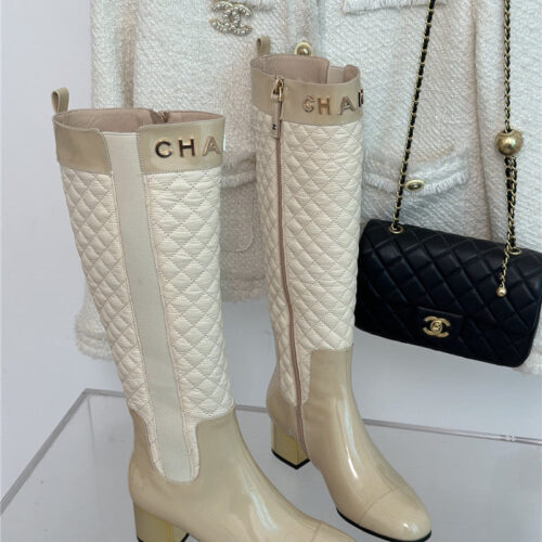 High Quality Luxury Chanel Letter Rhombus Down Boots – Style 35910