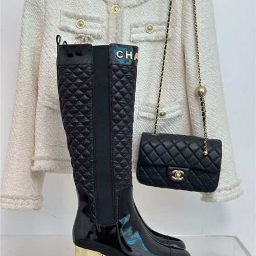 High Quality Luxury Chanel Letter Rhombus Down Boots – Style 99750 product detail