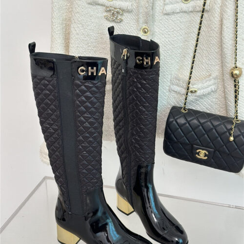 High Quality Luxury Chanel Letter Rhombus Down Boots – Style 99750