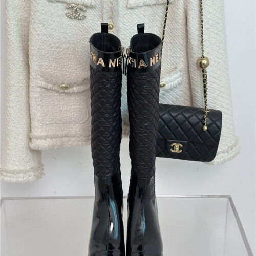 High Quality Luxury Chanel Letter Rhombus Down Boots – Style 99750 product detail