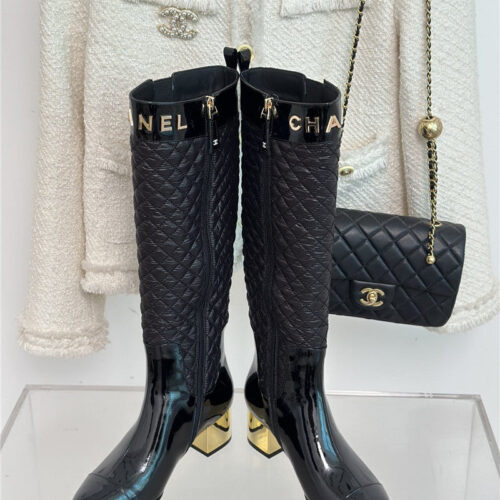 High Quality Luxury Chanel Letter Rhombus Down Boots – Style 99750 product detail
