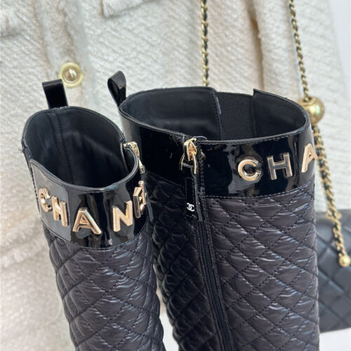 High Quality Luxury Chanel Letter Rhombus Down Boots – Style 99750 product detail