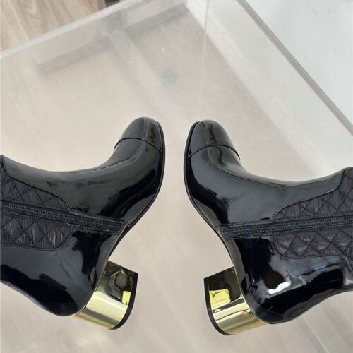 High Quality Luxury Chanel Letter Rhombus Down Boots – Style 99750 product detail