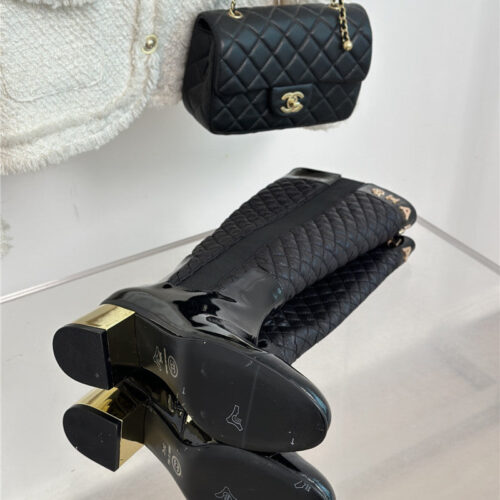 High Quality Luxury Chanel Letter Rhombus Down Boots – Style 99750 product detail