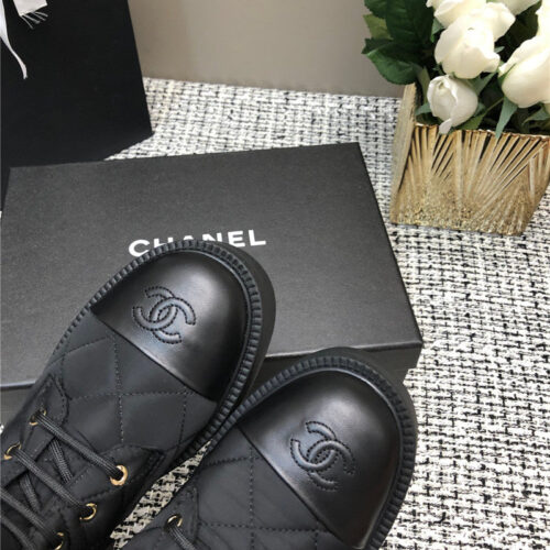 High Quality Luxury Chanel New Diamond Thick-Soled Short Boots – Style 71494 product detail