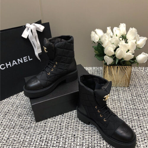 High Quality Luxury Chanel New Diamond Thick-Soled Short Boots – Style 71494 product detail