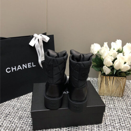 High Quality Luxury Chanel New Diamond Thick-Soled Short Boots – Style 71494 product detail