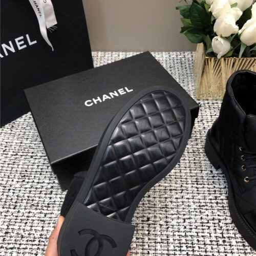 High Quality Luxury Chanel New Diamond Thick-Soled Short Boots – Style 71494 product detail