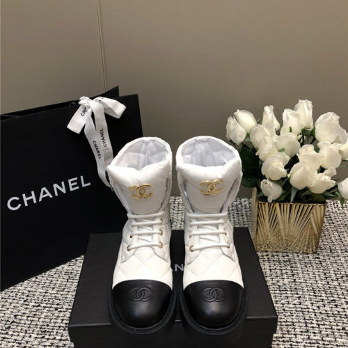 High Quality Luxury Chanel New Diamond Thick-Soled Short Boots product detail