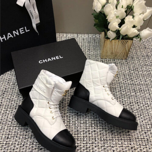 High Quality Luxury Chanel New Diamond Thick-Soled Short Boots product detail