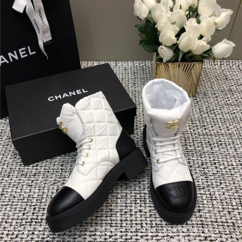 High Quality Luxury Chanel New Diamond Thick-Soled Short Boots product detail