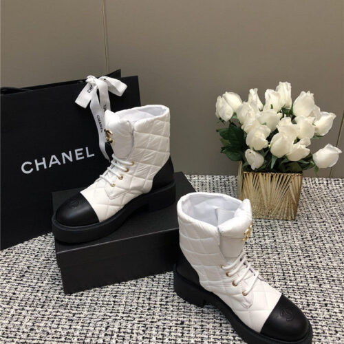 High Quality Luxury Chanel New Diamond Thick-Soled Short Boots product detail