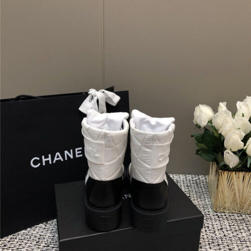 High Quality Luxury Chanel New Diamond Thick-Soled Short Boots product detail