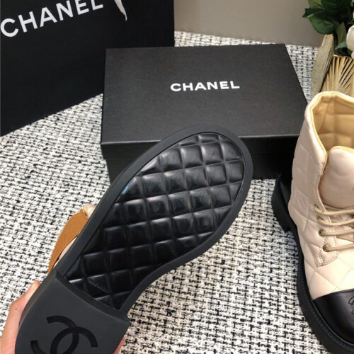 High Quality Luxury Chanel New Diamond Thick-Soled Short Boots – Style 25158 product detail
