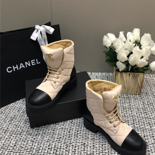 High Quality Luxury Chanel New Diamond Thick-Soled Short Boots – Style 25158 product detail