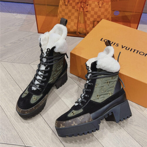 High Quality Luxury Louis Vuitton Classic High Heel Martin Boots product detail