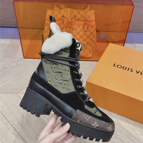 High Quality Luxury Louis Vuitton Classic High Heel Martin Boots alternate view