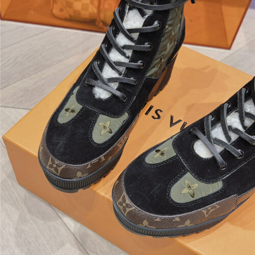 High Quality Luxury Louis Vuitton Classic High Heel Martin Boots product detail