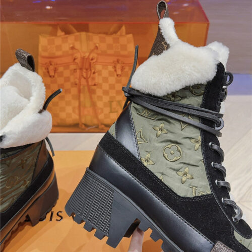 High Quality Luxury Louis Vuitton Classic High Heel Martin Boots product detail