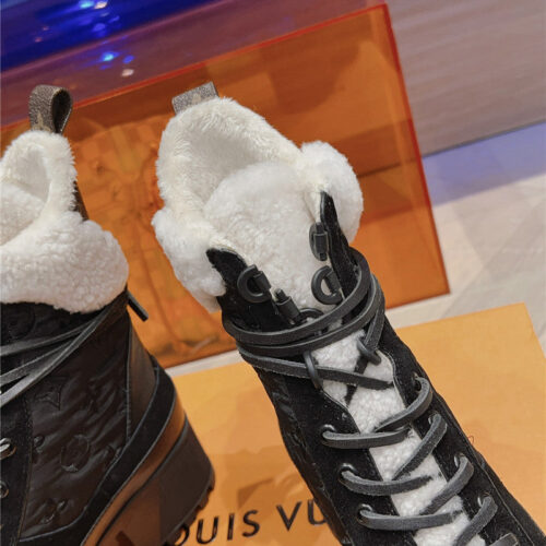High Quality Luxury Louis Vuitton Classic High Heel Martin Boots – Style 79011 product detail