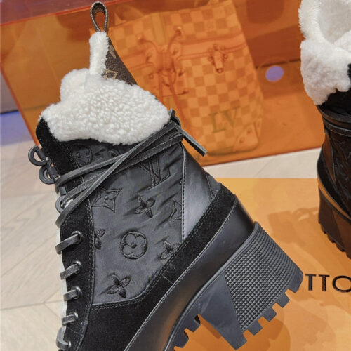 High Quality Luxury Louis Vuitton Classic High Heel Martin Boots – Style 79011 product detail