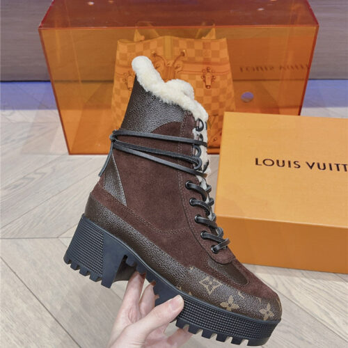 High Quality Luxury Louis Vuitton Classic High Heel Martin Boots – Style 77315 product detail